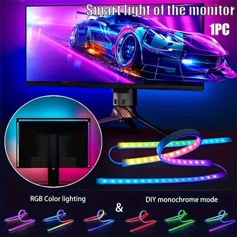 Rgb Light Strip - Светодиодная RGB-лента для игровых мониторов, подсветка