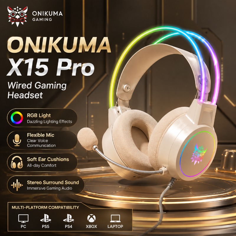 Pc Gaming Vs Ps5 - Игровая гарнитура ONIKUMA X15 Pro с