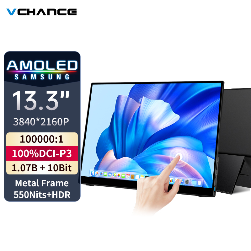 Pc Gaming Vs Ps5 - 13,3 дюймов 4K OLED портативный монитор
