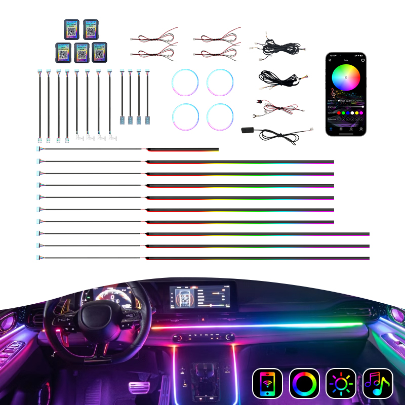 Лидер продаж: комплект автомоб – обзор и цена Rgb Light Strip